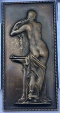 Médaille plaque bronze d'occasion  France