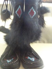 Bottes noires .38 d'occasion  Annecy