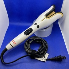 Ferro de enrolar giratório CHI Spin N Curl CA2318 cerâmica branca 1 polegada com fio testado comprar usado  Enviando para Brazil