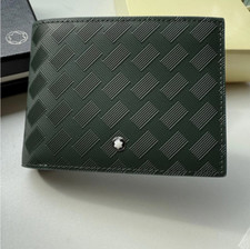 Porta-cartão Montblanc Extreme 3.0 couro verde britânico carteira 6CC MB131952 comprar usado  Enviando para Brazil