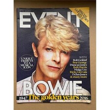 David bowie event for sale  CHESTERFIELD