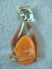 Chat orange verre d'occasion  Tarare