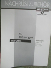 Westfalia california preislist gebraucht kaufen  Minden