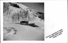 CHAMA NEW MEXICO NM DRG&W Caboose Snowed Under Blizzard RPPC comprar usado  Enviando para Brazil