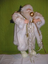 Weihnachtsmann weiß gold gebraucht kaufen  Bischweier