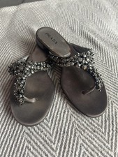 Edle flache sandalen gebraucht kaufen  Rostock