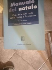 Manuale del notaio usato  Torriglia