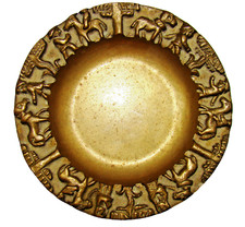 Bronzeschale aschenbecher 1950 gebraucht kaufen  Augsburg