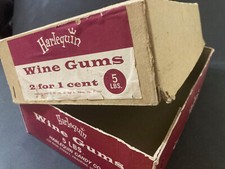 Caixa de balcão de loja de gomas de vinho arlequim década de 1970 comprar usado  Enviando para Brazil