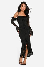 Black lace boohoo for sale  LONDON