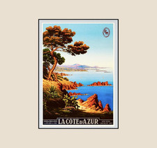 Affiche cote azur d'occasion  France