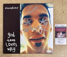 Vinil Atmosphere (Slug & Ant) assinado God Loves Ugly (2002) com certificado de autenticidade JSA, usado comprar usado  Enviando para Brazil