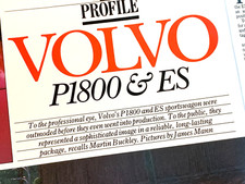 Volvo p1800 frameable for sale  PRESTON