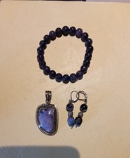 Parure bijou charoite d'occasion  Theix