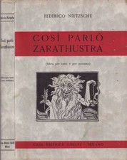 Così parlo zarathustra. usato  Italia