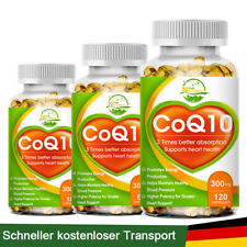 Coenzyme Q10 Kapseln hochdosiert - 300mg - 100% CoQ10 Ubiquinon 10/60/120Stk comprar usado  Enviando para Brazil