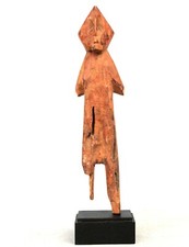 Arte Africana Arts Primeros Tribal - Fetiche Adan Aklama Sobre Pedestal - 23 CMS, usado comprar usado  Enviando para Brazil