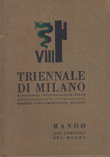 Viii triennale milano usato  Vigevano