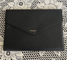 Coach black envelope for sale  Bellport