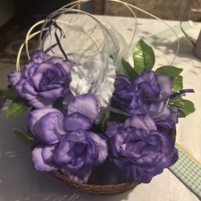 Künstlich lila weiß gebraucht kaufen  Vöhringen