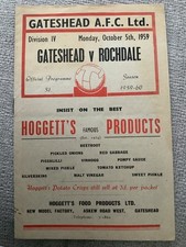 October gateshead rochdale for sale October gateshead rochdale for sale  LYMINGTON