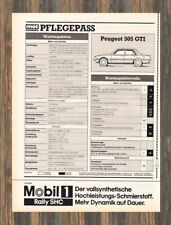 Peugeot 505 gti d'occasion  Expédié en Belgium