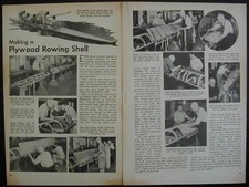Making rowing shell for sale  Diamond Point