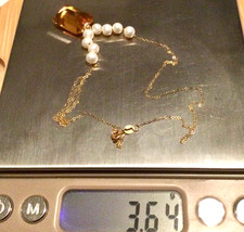 Collier jaune 18k d'occasion  Vernon