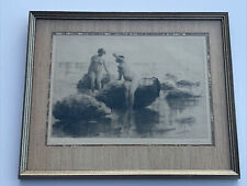Antique etching nude for sale  San Diego