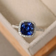 3ct cushion cut for sale  LEEDS