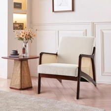 Beige corduroy accent for sale  HARROW