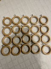 Wooden curtain rings for sale  WAKEFIELD