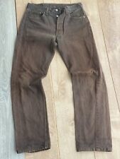 Levi’s 501 (1609)  W32 L32. Brown Marron Ancienne Coupe 90's 41 Fr d'occasion  Rians