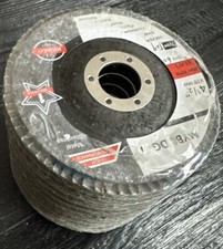 60 GRIT 10 PACK 4.5 óxido de alumínio disco de lixagem 4-1/2" x 7/8" T29 comprar usado  Enviando para Brazil
