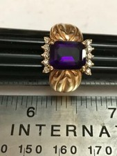 14k gold amethyst for sale  Commerce