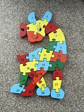 Wooden kids jigsaw for sale  GRAYS