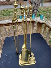 Vintage brass fireplace for sale  Bradford