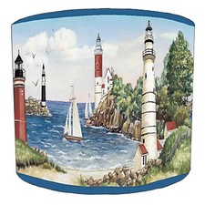 Nautical lighthouse lampshades for sale  BOLTON