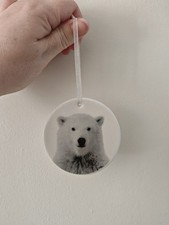 Ceramic polar bear for sale  HEYWOOD
