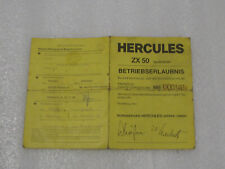Betriebserlaubnis hercules zx gebraucht kaufen  Laufen