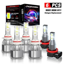 Kit combo de lâmpadas de farol de neblina feixe alto baixo farol de LED para Honda Civic 2006-2012 comprar usado  Enviando para Brazil