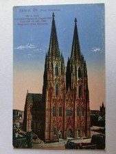 Stara katedra AK Köln strona zachodnia 1916 [aK371], używany na sprzedaż  Wysyłka do Poland