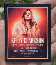  Ímã promocional Kelly Clarkson sessões de estúdio, Las Vegas The Colosseum Residency  comprar usado  Enviando para Brazil