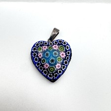 Millefiori pendant sterling for sale  Van