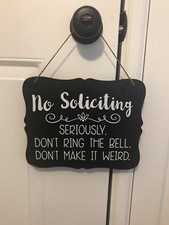 Novelty metal soliciting for sale  Belle Mead