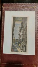 Stampa anticha acquarellata usato  Viadana