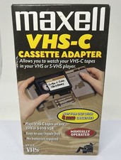Adaptador cassete de vídeo VHS Maxell para fitas de vídeo VHS-C adaptador VP-CA para videocassete comprar usado  Enviando para Brazil