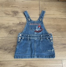 Girls denim dungaree for sale  SLOUGH