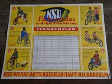 Riginal nsu stundenplan gebraucht kaufen  Wiesloch