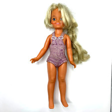 Boneca Ideal Dina Vintage 1971 Original em Roupa Roxa - Cabelo Cresce - Testado comprar usado  Enviando para Brazil
